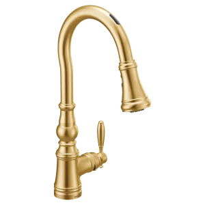 Weymouth Motion Control Smart Kitchen Faucet One Handle High Arc Pulldown