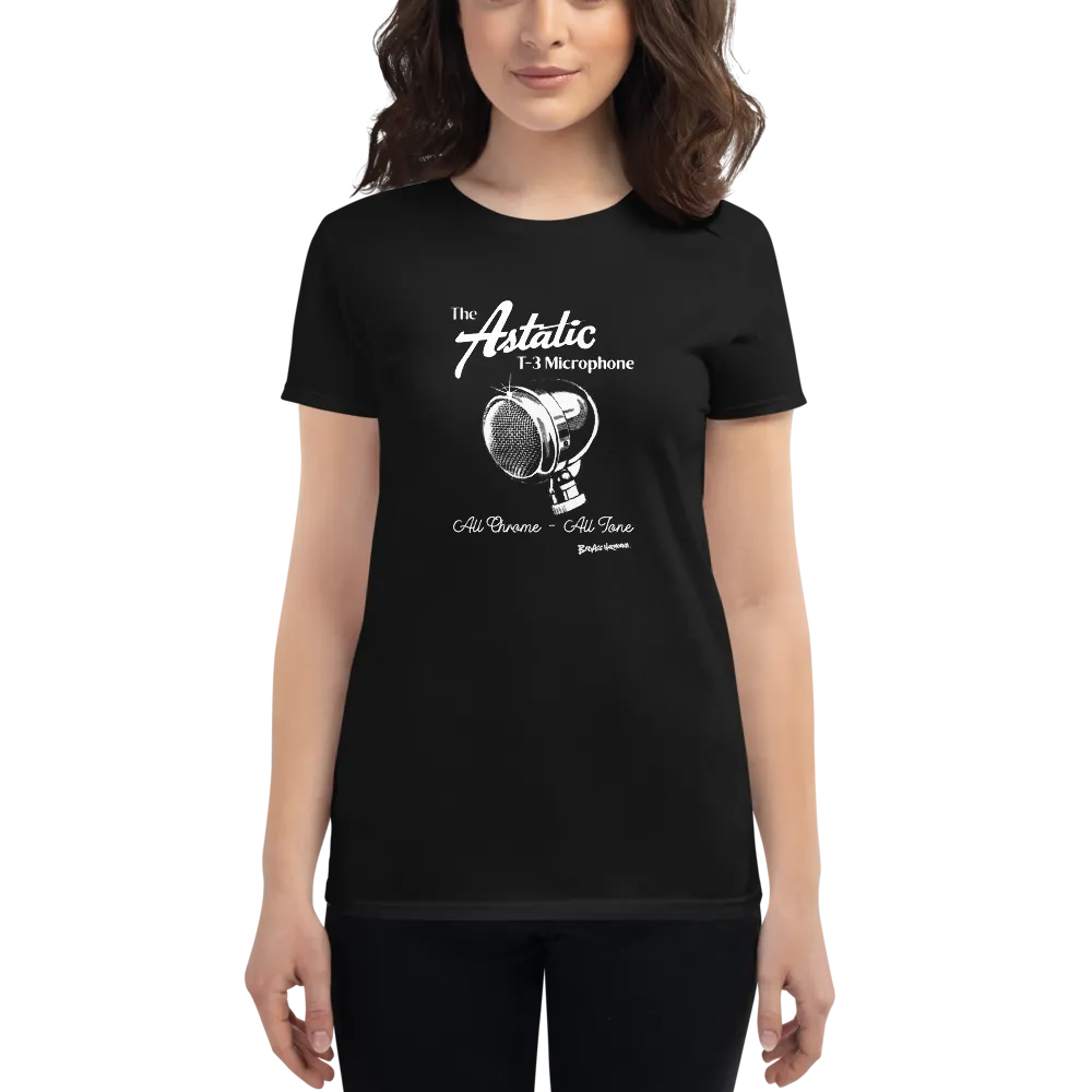Women's Astatic T-3 "All Chrome" Microphone T-shirt
