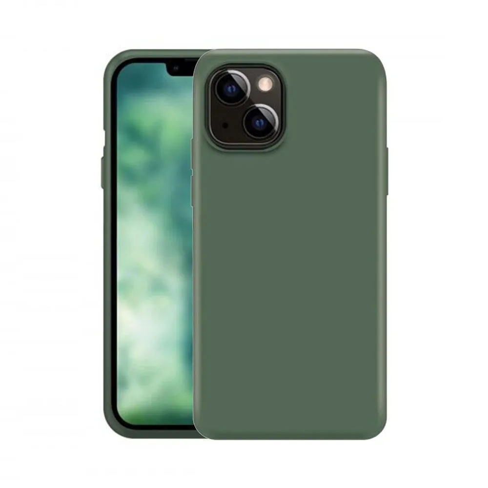 Xqisit Silicone Case for iphone 14 Plus 6.7" Eucalyptus - 50444
