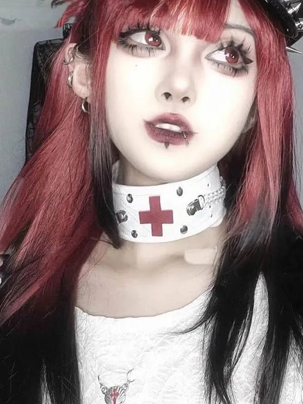 Yami Kawaii Collar Necklace - Jfashion Aesthetic Choker Necklace