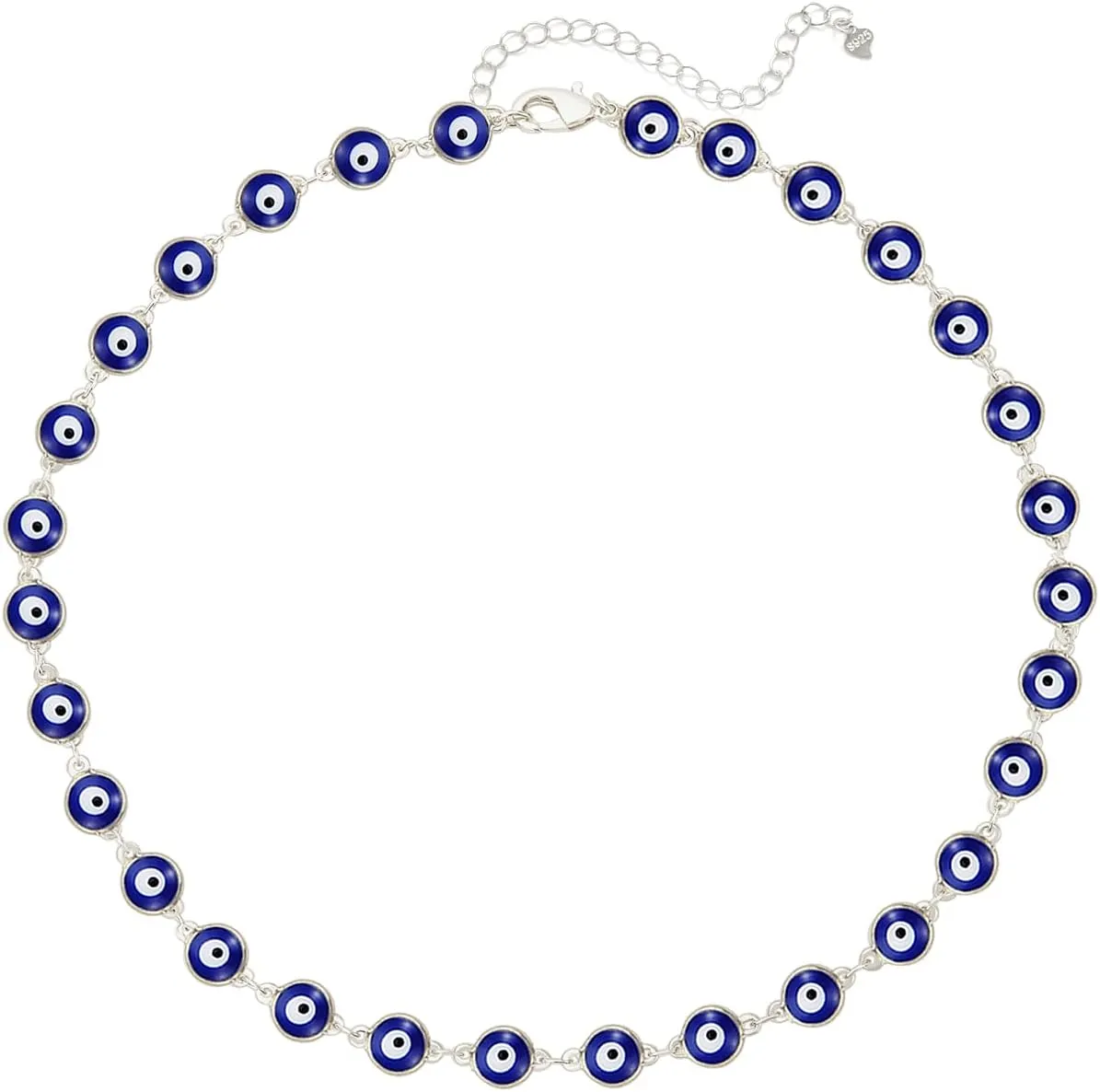 YANCHUN Evil Eye Necklace Turkish Evil Eye Pendant Necklace for Women Men Ojo Turco Lucky Protection Jewelry Gift for Women Men